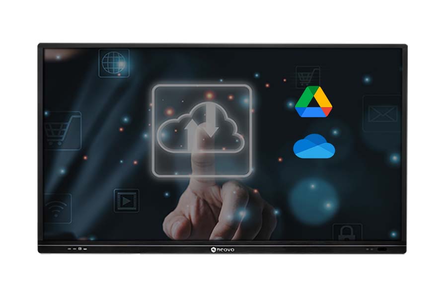AG Neovo IFP-Series interactive flat panel displays allow to access cloud storages