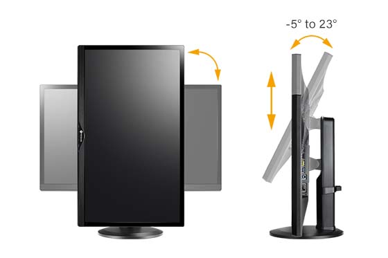 QF-28 supports ergonomic stand