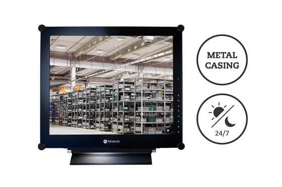 X-17E industrial monitor is durable in light industrial environments