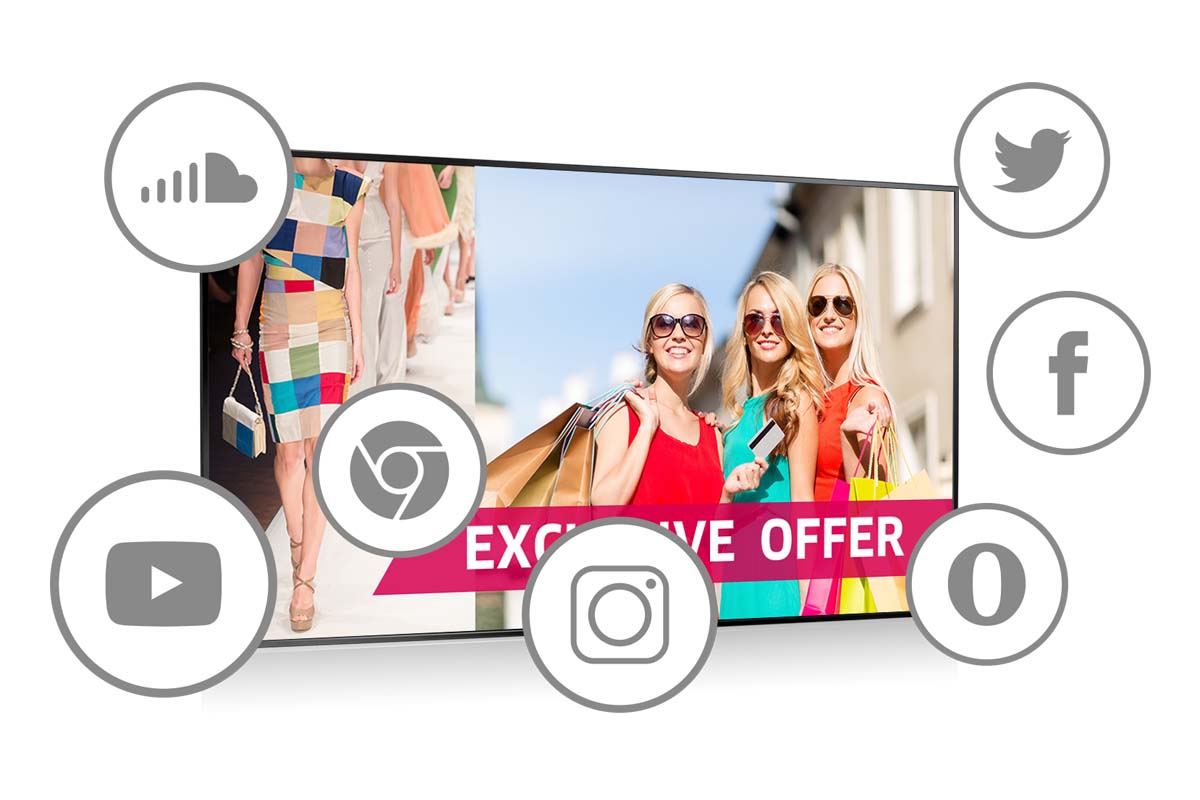 AG Neovo's NSD-Series 4K digital signage display operates on an Android OS