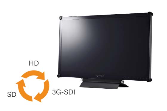 AG Neovo HX-24G SDI monitors support multiple SDI video standards