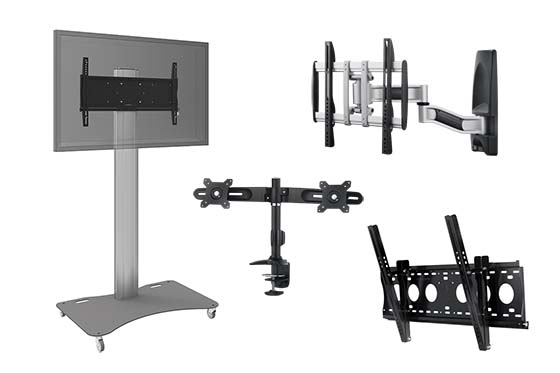 TM-22 touch monitor provide multiple mounting options to support flexible installation