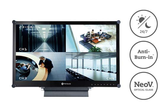 HX-Series SDI Monitors for Video Surveillance offer 24/7 Continuous Use