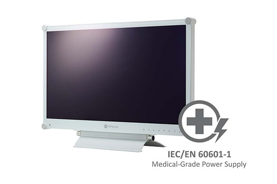 MX Series DICOM monitors power supply is IEC / EN60601-1 certified