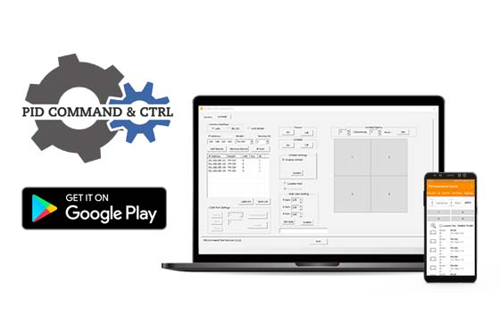 QX-Series 4K Surveillance Display is compatible with PID command and control software