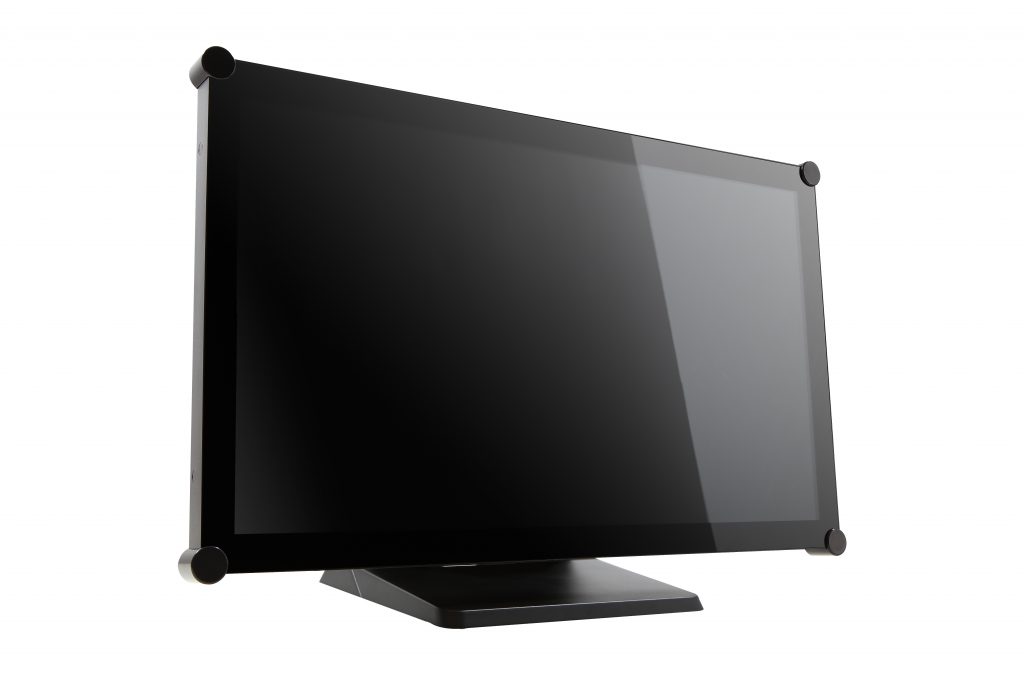 TX-2202 touch screen monitor right angle view