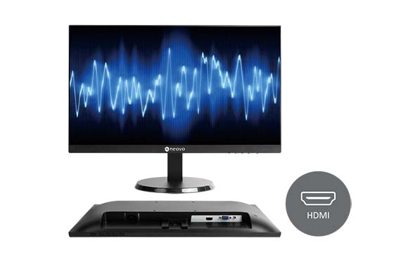 ag neovo LW-24G 1080p bezel less monitor supports Flexible Connectivity