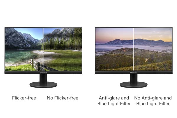 ag neovo LW-24G 1080p bezel less monitor features Flicker-free Technology
