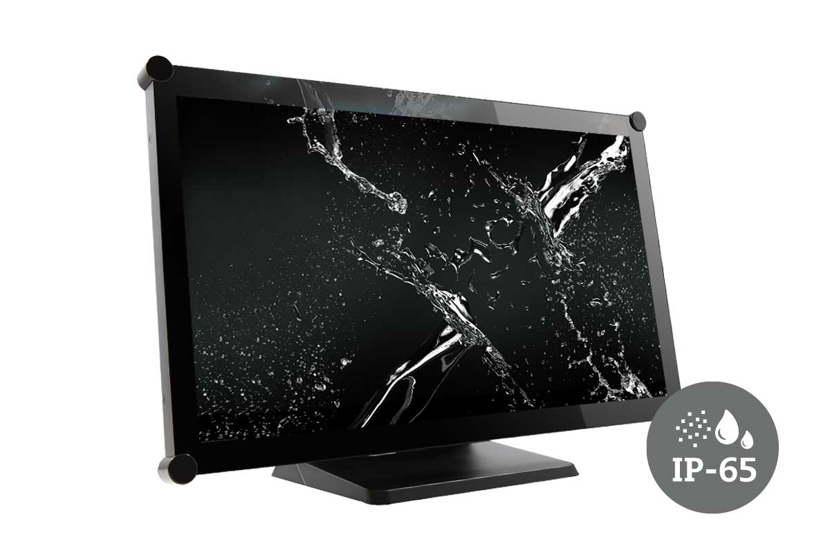 TX-2202 touch screen monitor is with IP65 dust and water protection
