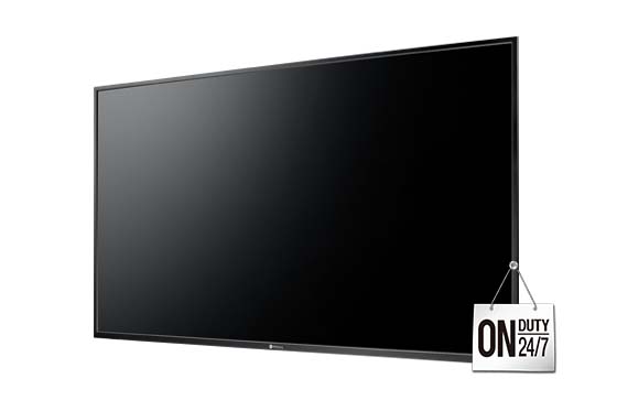 The SC-55E surveillance monitor Uses a commercial-grade panel for continuous 24/7 operation