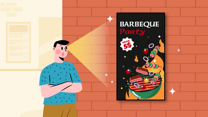16 Benefits of Digital Menu Boards for Restaurants: Why QSRs Are Going Paperless 6 06_Attention-Grabbing Visual Merchandising_digital menu boards 16 benefits