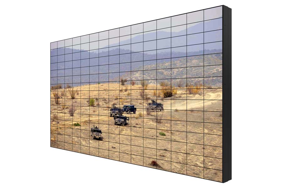 VW-55H2 video wall display natively supports video walls up to 15x15 displays