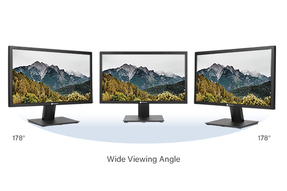 24-Inch Full HD Monitor features wide viewing angle