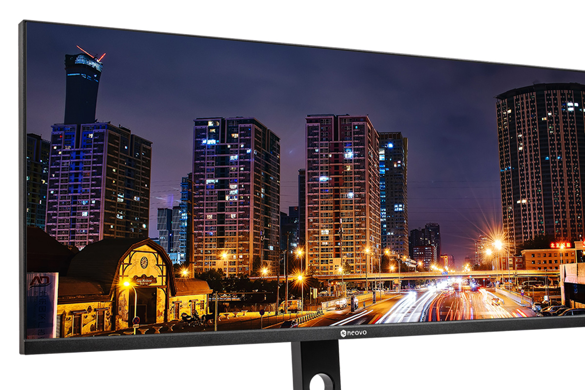 DW3401 USB-C ultrawide monitor bezel less design