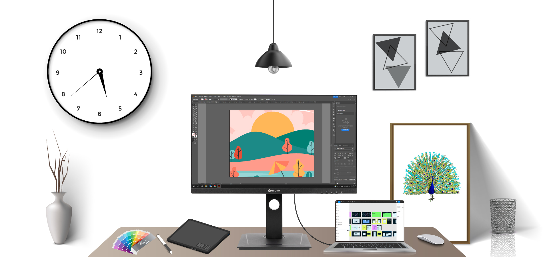USB-C monitor for web design