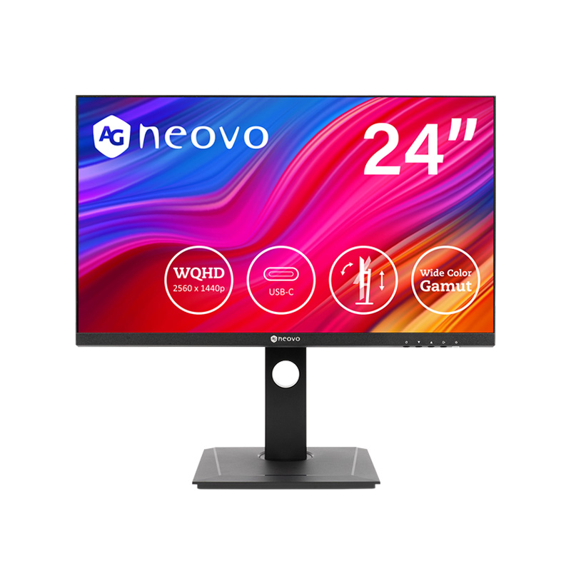 EM2401QC 24'' 1440P USB-C Monitor | AG Neovo USA