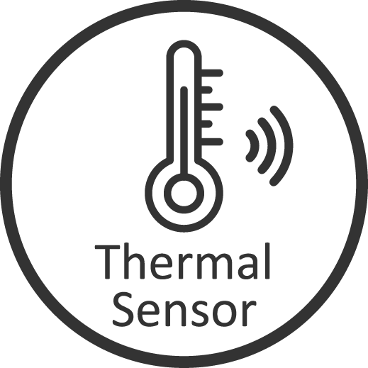 Thermal Sensor 熱感應偵測_灰線稿圖示