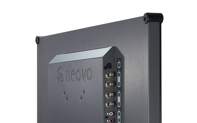 AG Neovo 影像監控螢幕背殼為金屬鐵件