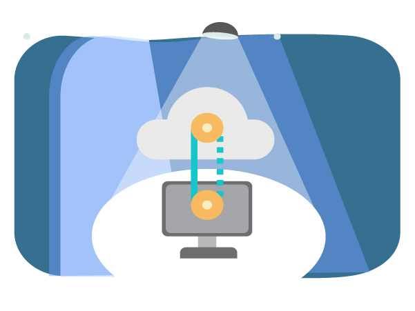 A hardware monitor can be connected to cloud-based digital menu software 