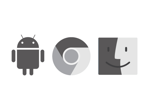  Android OS, Chrome OS, and macOS