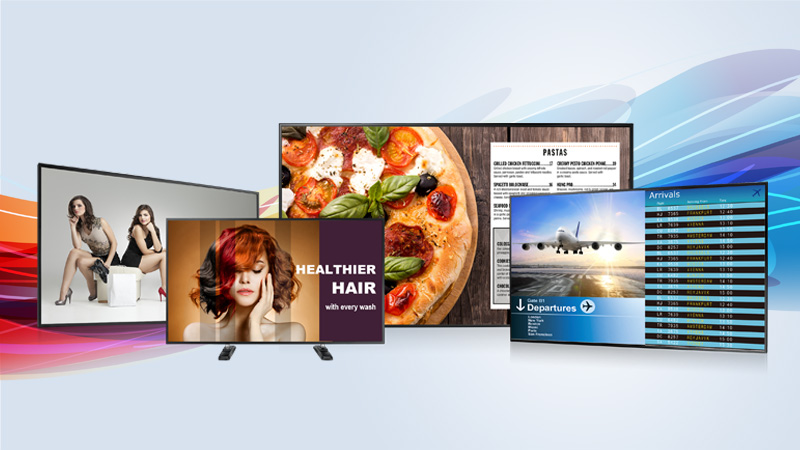 How to choose the right digital signage displays to broadcast your content?