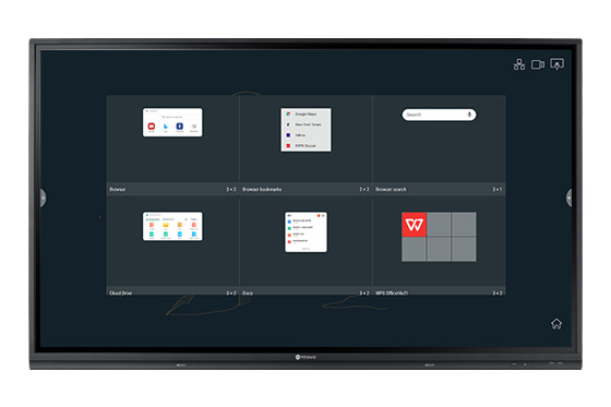 Meetboard interactive displays for business meetings provide the Widget Settings