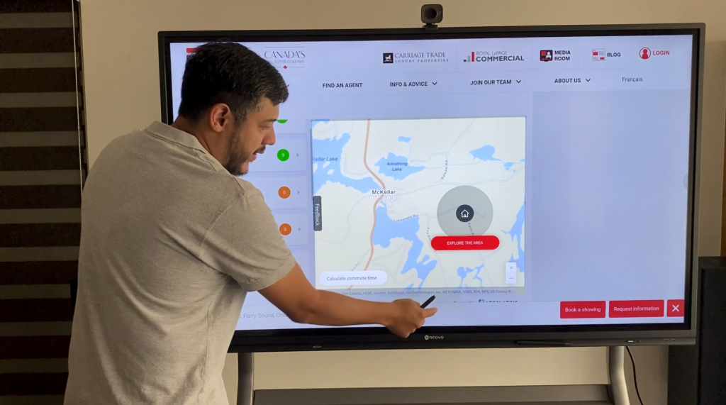 Cropping the Map into Meetboard Whiteboard App_Screenshot