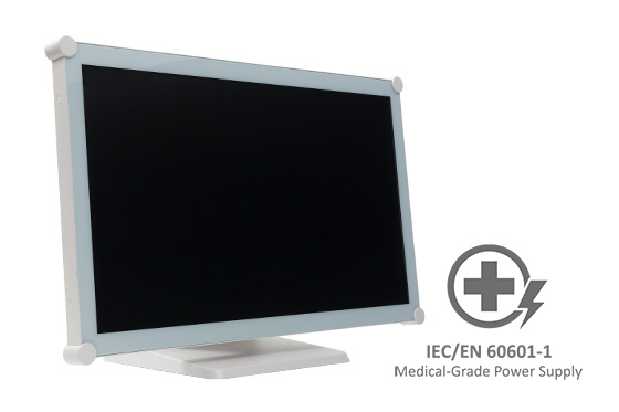 TX-2202A touchscreen adopts medical certified power adaptor.