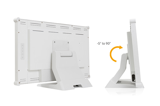 TX-2202A White touchscreen supports tilt