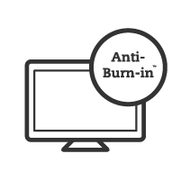 AG Neovo 螢幕內建 Anti-Burn-in 影像防烙印技術圖示