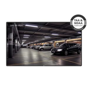 55" 4K Commercial-grade LCD Display for Video Surveillance