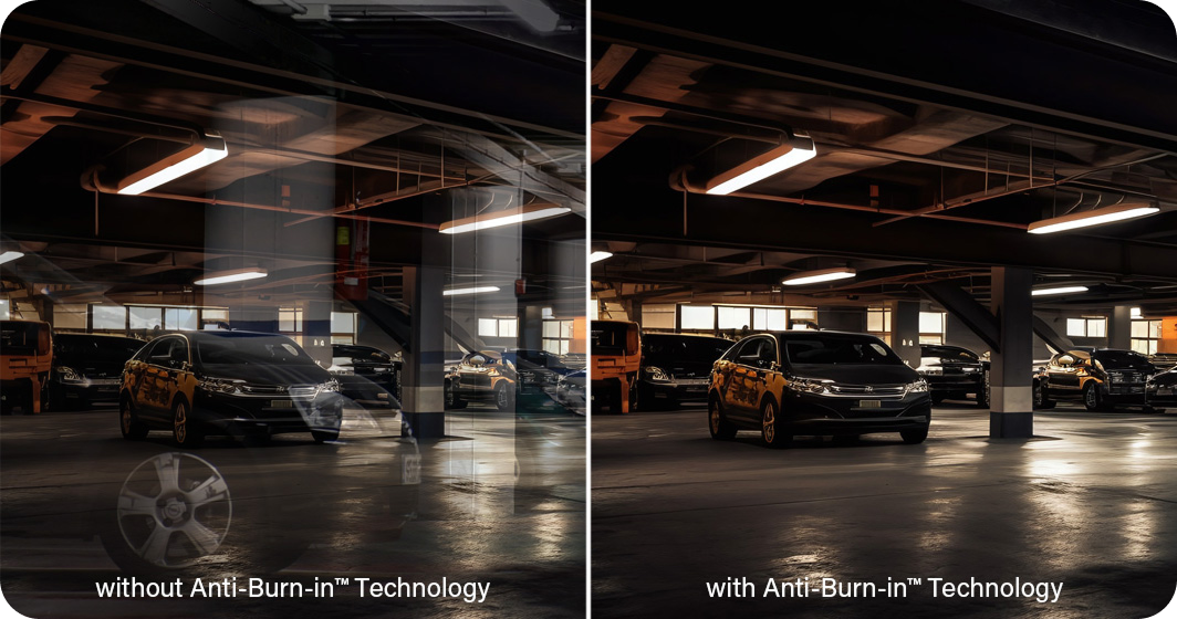 AG Neovo Anti-Burn In technology