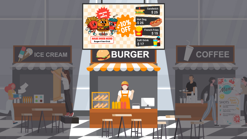 what is digital menu board_Guide-for-Small-QSR_01_cover