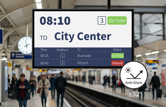 Neov Optical Glass is not just a glass screen monitor. It's anti glare coated to ensure comfort viewing for AG Neovo's larger displays.