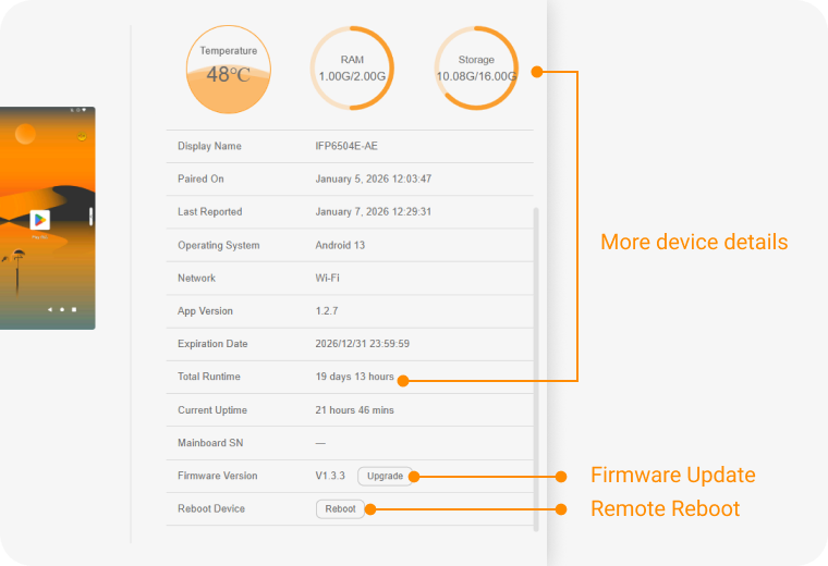 Neovo Manager 監控顯示器介面