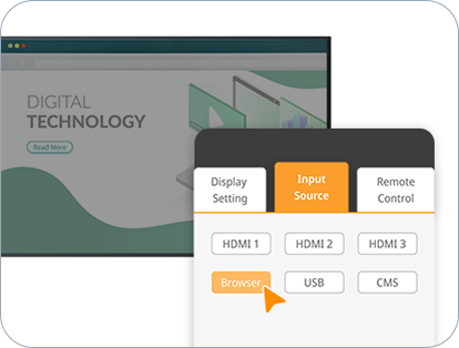 Neovo Manager 輸入來源切換圖示