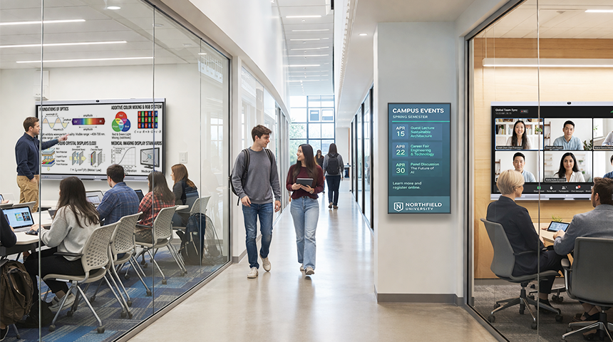 Education interactive displays as the focal point of active learning classrooms with collaborative teaching technology | AG Neovo
