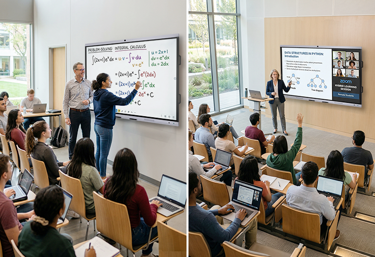 Smart classrooms and lecture halls with interactive education displays for modern teaching environments | AG Neovo