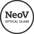 NeoV optical glass icon representing campus durability and long-lasting education display protection | AG Neovo