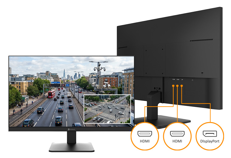 The SE Series 4K UHD professional offers two HDMI inputs and a DisplayPort for flexible multi-source viewing.